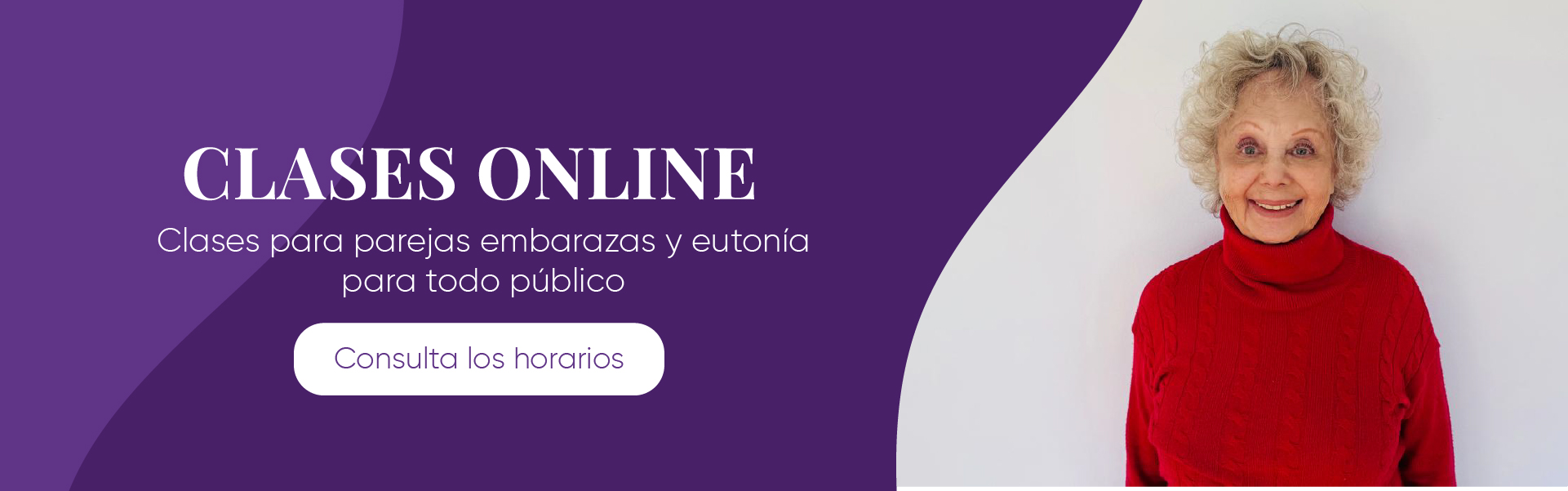 Mujer embarazada en una sesión de Eutonía